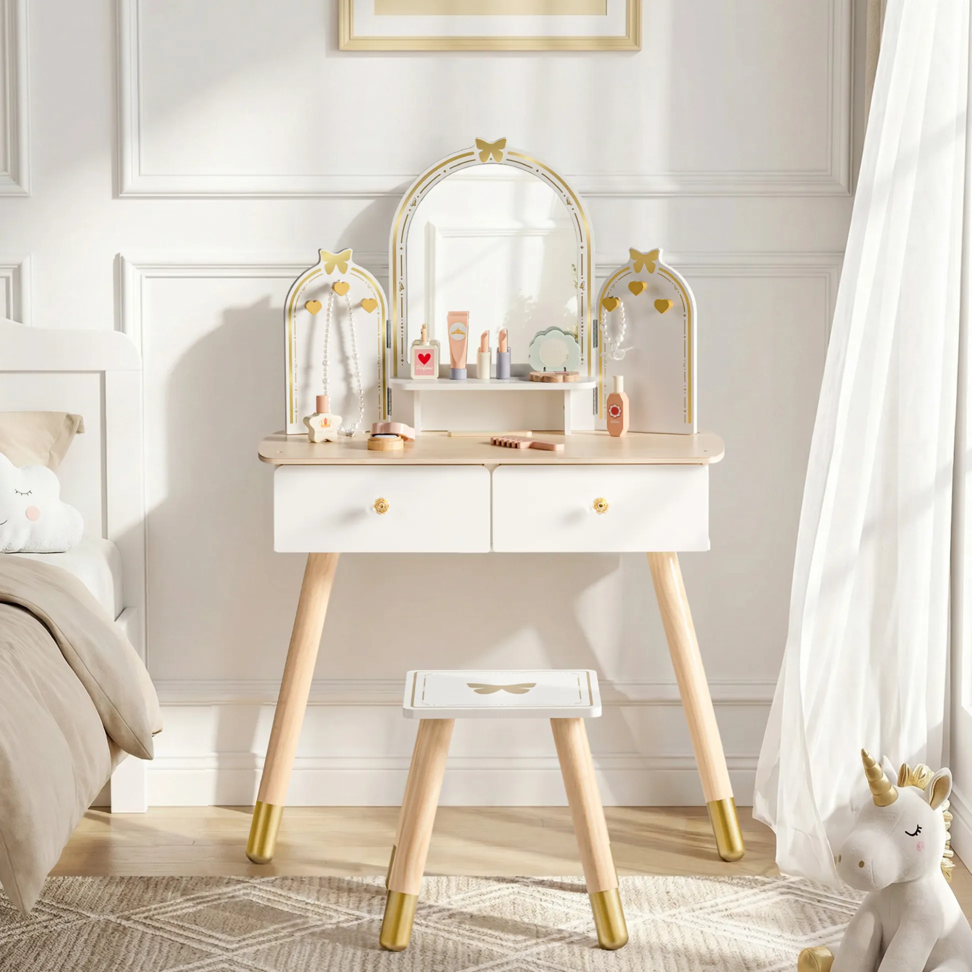 The White Butterfly's Dressing Table